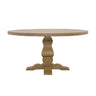 Florence - Round Pedestal Base Dining Table Light Brown by Coaster Fine Furniture | Bel Furniture
