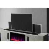 Isaiah - Bed With TV Lift-LED Speakers And Fireplace