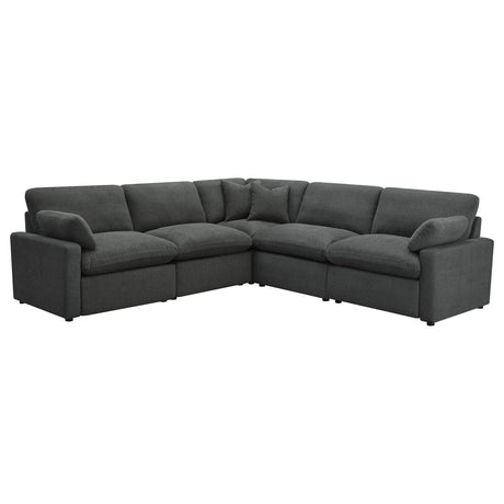 Collins - Modular Power Reclining Sectional Sofa Dark Gray by Coaster Fine Furniture | Bel Furniture