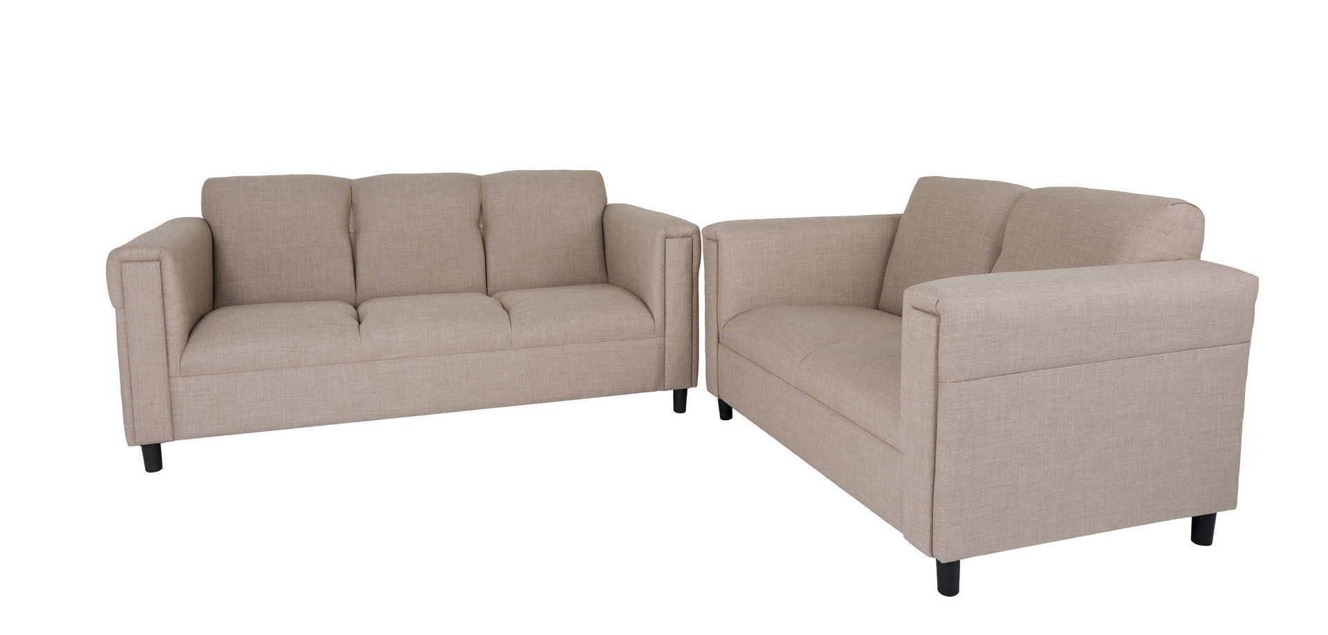 2 Piece Five Person Seating Set - Deep Taupe