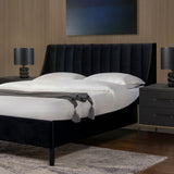 Aspen - Vertical Tufted Modern Headboard Platform Bed Set by Jennifer Taylor Home | Bel Furniture