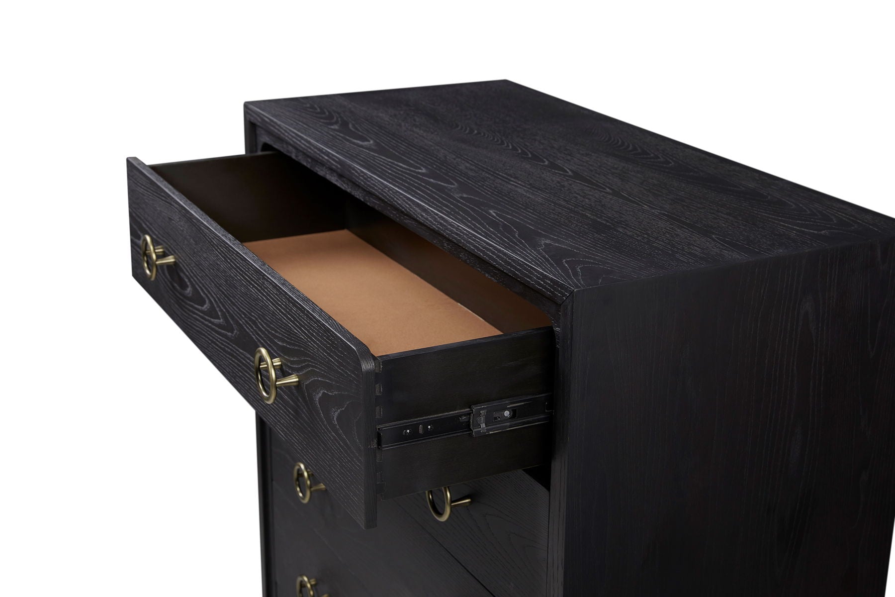 Peppercorn - 5 Drawer Chest - Black