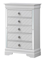 Verona - Stylish Chest - Silver Champagne by Glory Furniture | Bel Furniture