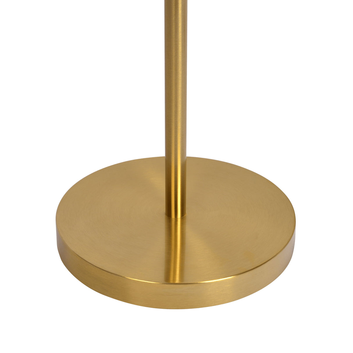 Brilliance - Modern Floor Lamp, Opal Shades And Round Base - Clear / Gold by Ashcroft Furniture | Bel Furniture