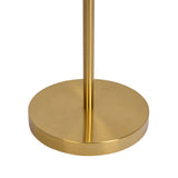 Brilliance - Modern Floor Lamp, Opal Shades And Round Base - Clear / Gold by Ashcroft Furniture | Bel Furniture