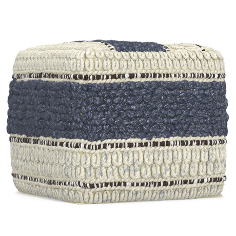 Grady - Handcrafted Square Pouf - view 13