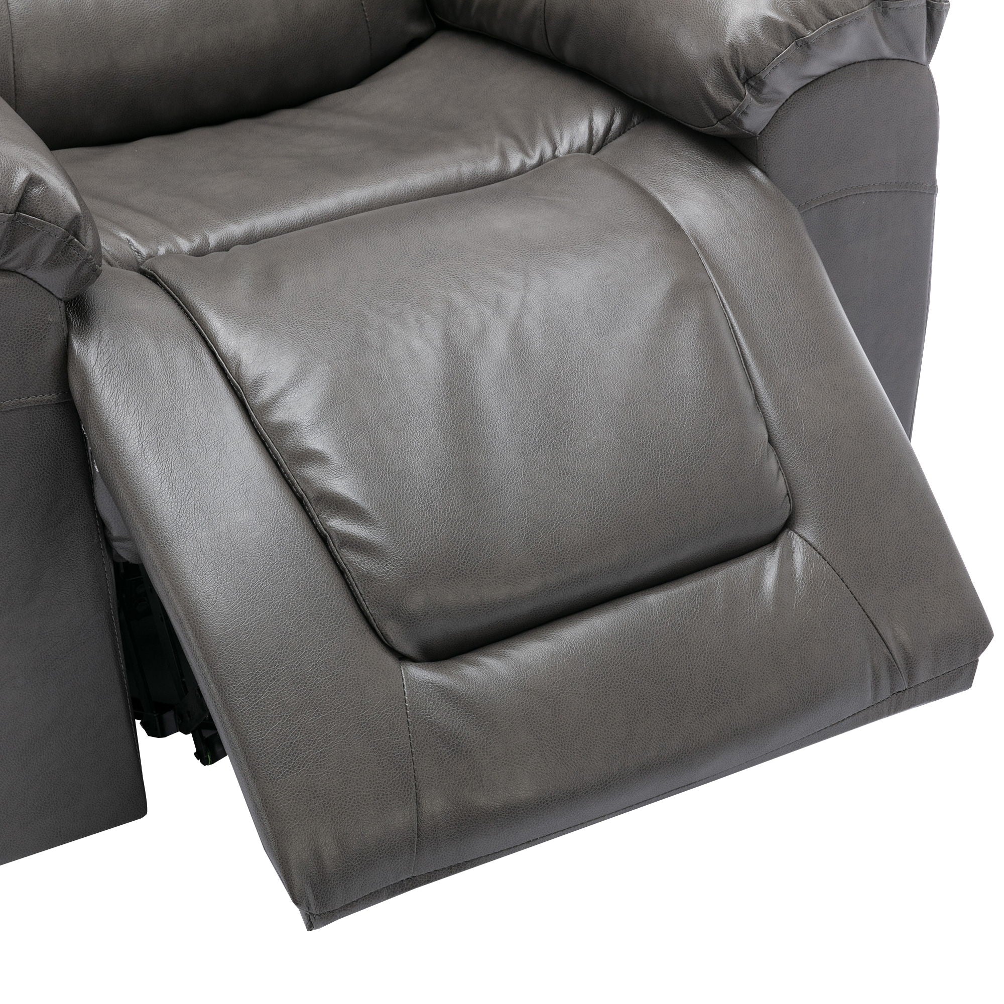 3 Seater Home Theater Recliner Manual Recliner Chair With Two Built-In Cup Holders For Living Room