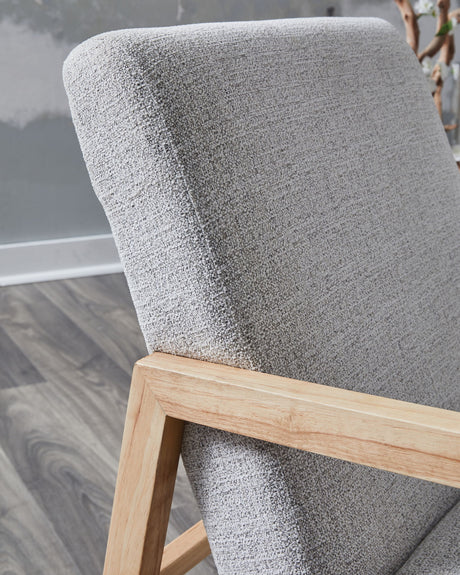 Wychworth - Accent Chair - Gray / Natural - view 5