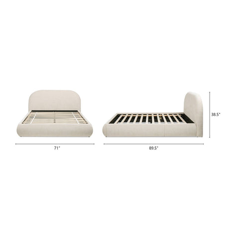 Archie Puffy Grounded - Upholstered Platform Bed - view 24