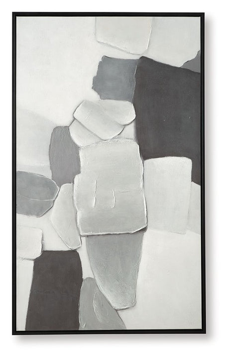 Adilson - White / Gray / Black - Wall Art by Signature Design by Ashley® | Bel Furniture