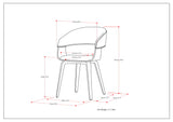 Lowell - Mid-Century Modern Bentwood Dining Chair