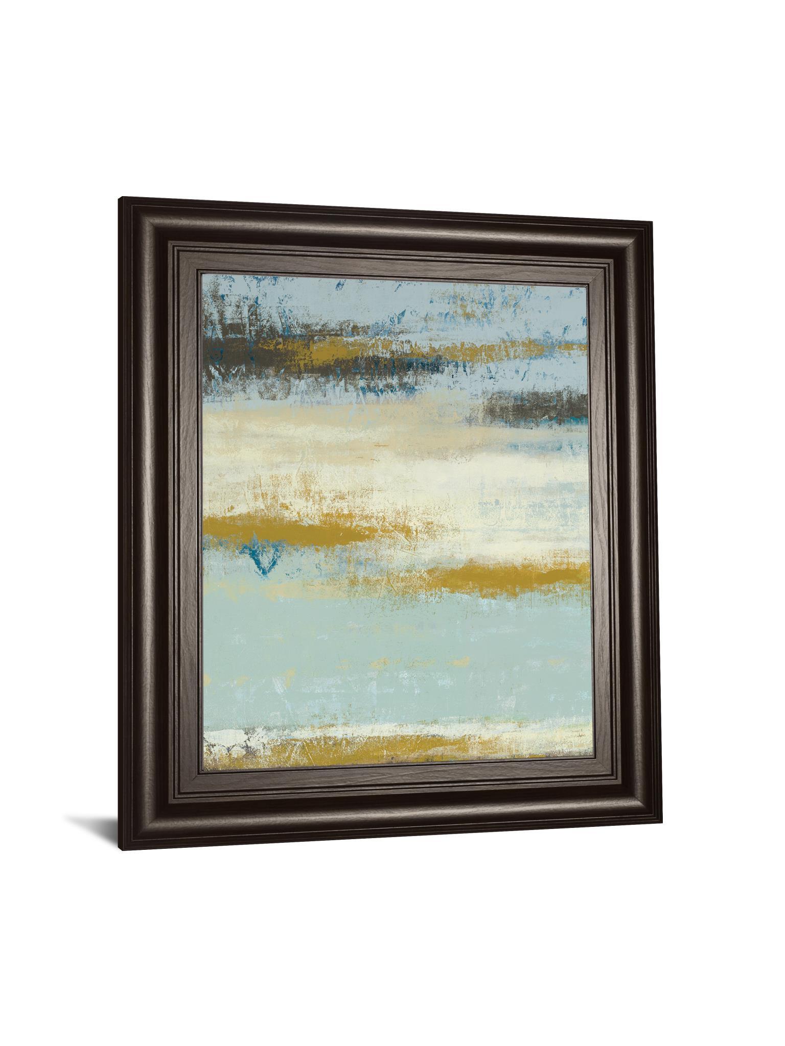 Ocean View By Vindedzis - Framed Print Wall Art - Blue