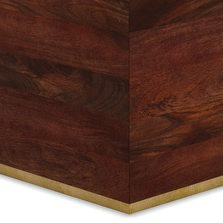 Abba - Handcrafted Square Coffee Table by Simpli-Home | Bel Furniture