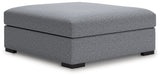 Bealton - Salt And Pepper - Oversized Accent Ottoman by Benchcraft® | Bel Furniture