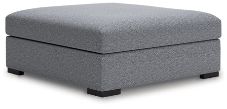 Bealton - Salt And Pepper - Oversized Accent Ottoman by Benchcraft® | Bel Furniture