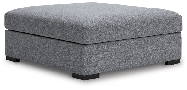 Bealton - Salt And Pepper - Oversized Accent Ottoman by Benchcraft® | Bel Furniture
