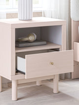 Wistenpine - Blush - One Drawer Night Stand by Signature Design by Ashley® | Bel Furniture