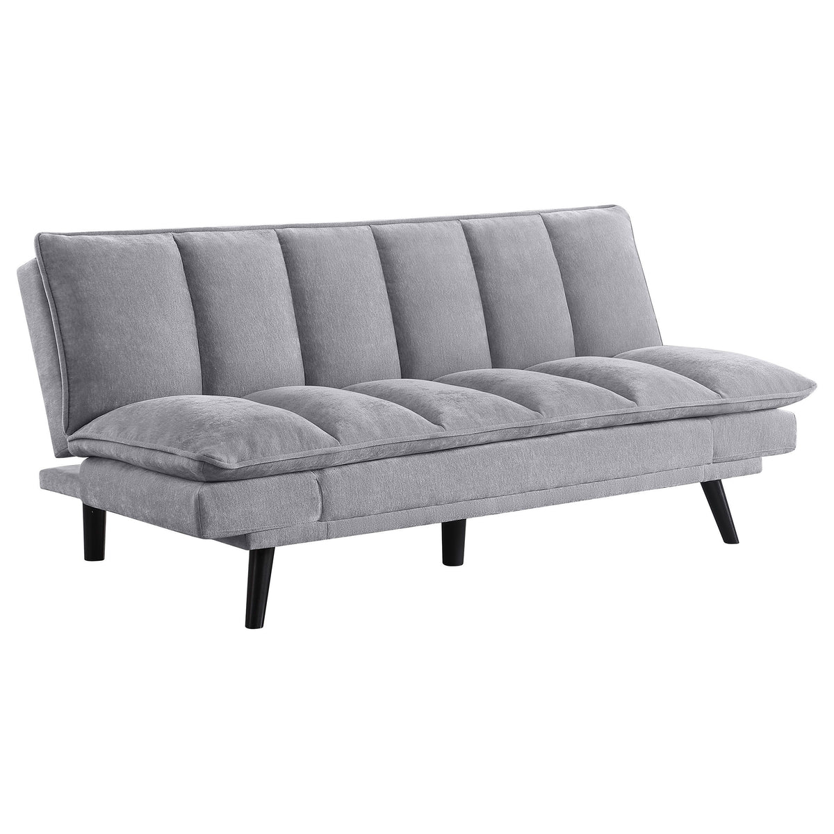 Laredo - Upholstered Tufted Convertible Sofa Bed Gray by Coaster Fine Furniture | Bel Furniture