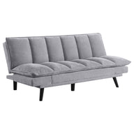Laredo - Upholstered Tufted Convertible Sofa Bed Gray by Coaster Fine Furniture | Bel Furniture