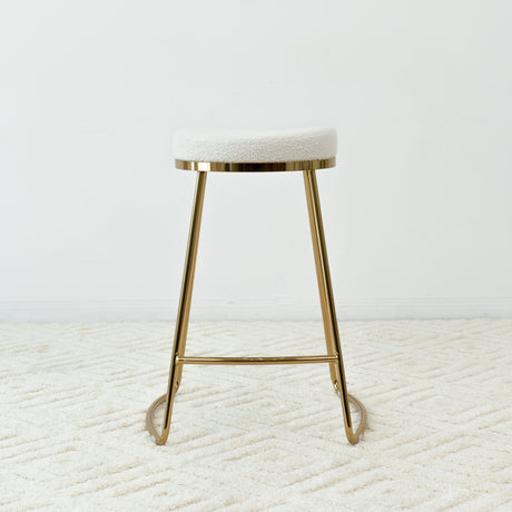 Jane - 26" Mid-Century Modern Luxury Upholstered Stool - view 6