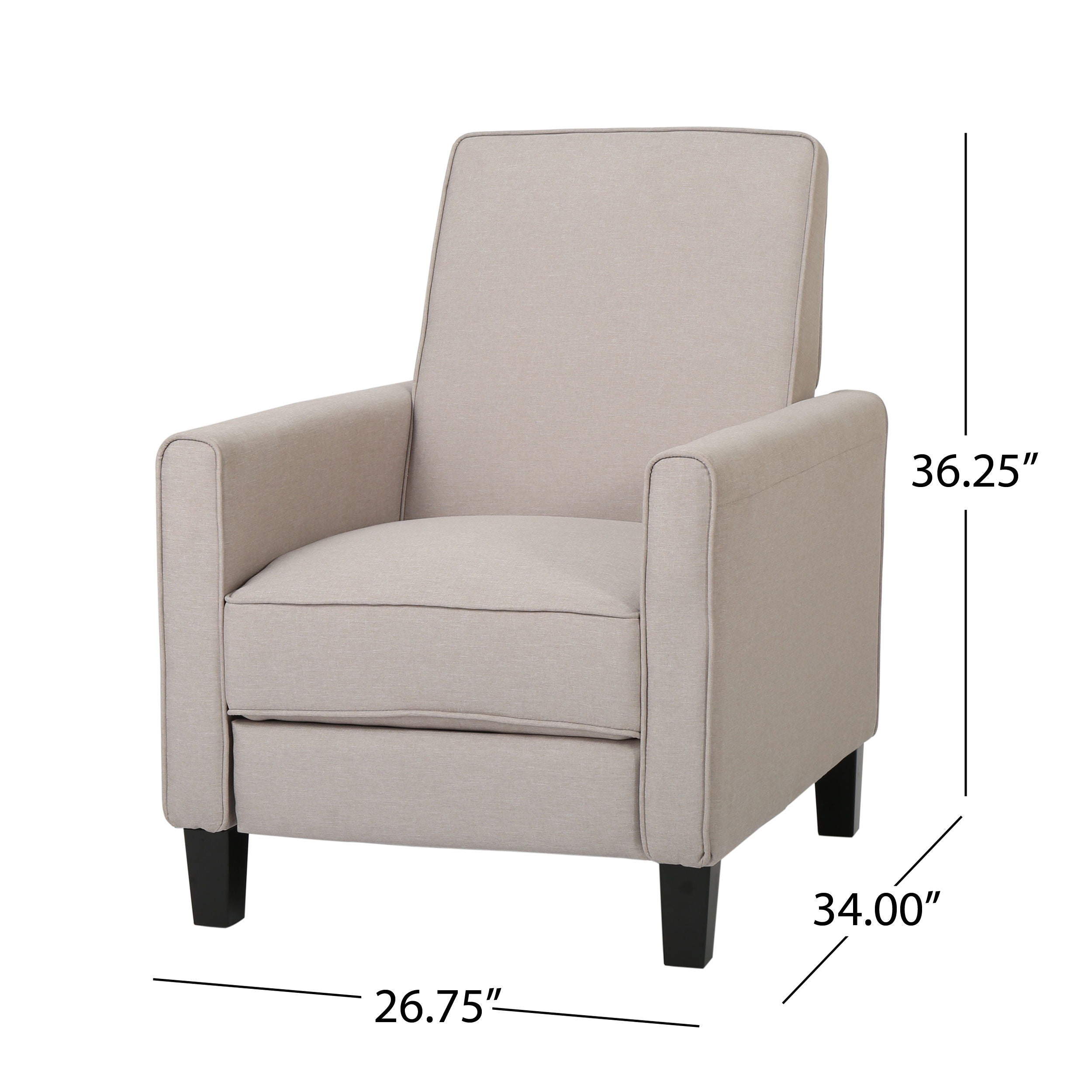 Recliner Push Back Chair For Elegant Home