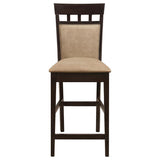 Gabriel - Closed Back Counter Chair (Set of 2) - Cappuccino by CoasterEveryday | Bel Furniture