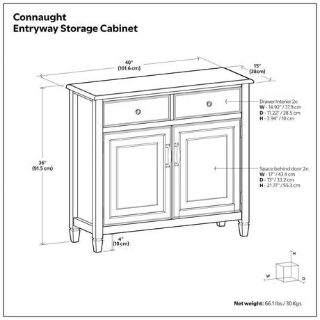 Connaught - Entryway Storage Cabinet - view 15