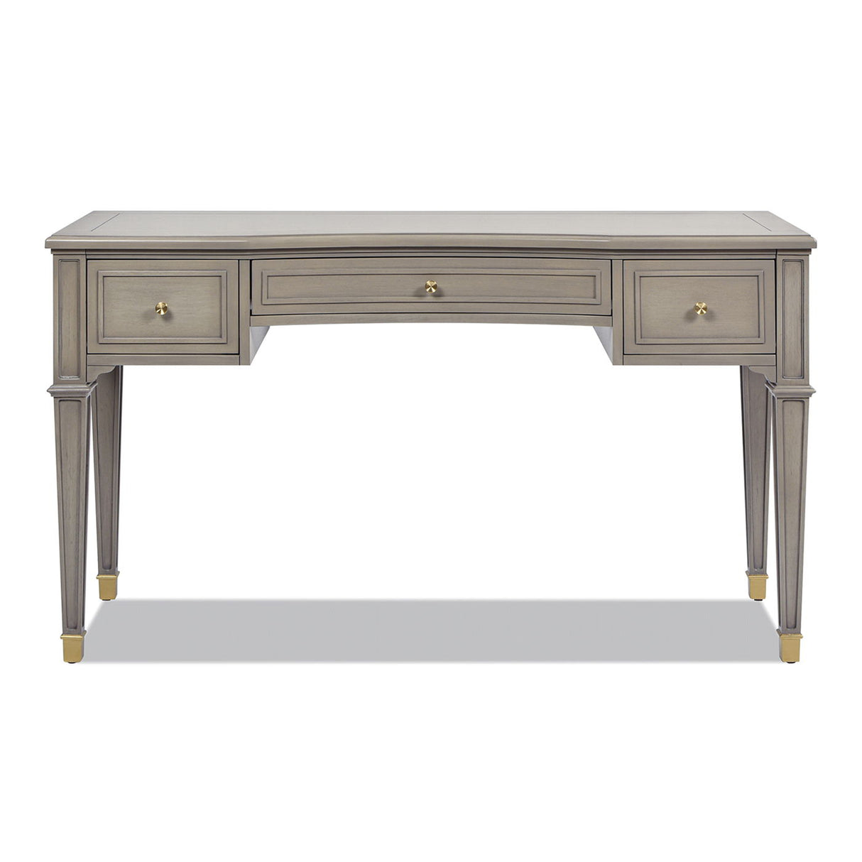Dauphin - 3 Drawer Executive Desk by Jennifer Taylor Home | Bel Furniture