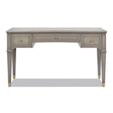 Dauphin - 3 Drawer Executive Desk by Jennifer Taylor Home | Bel Furniture