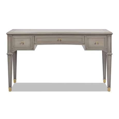 Dauphin - 3 Drawer Executive Desk by Jennifer Taylor Home | Bel Furniture