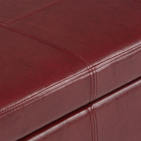 Kingsley - Upholstered Large Storage Ottoman - view 12