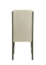 Herbert - Side Chair (Set of 2) - Espresso / Beige by Crown Mark | Bel Furniture