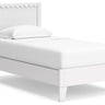Hallityn - Panel Platform Bed White by Signature Design by Ashley® | Bel Furniture