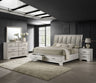 Jaymes - Bedroom Set White 4 Pc. Bed, Dresser, Mirror, Nightstand by Crown Mark | Bel Furniture