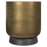 Cody - Cast Aluminum Side Table - Bronze by Simpli-Home | Bel Furniture