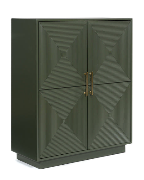 Geirwood - Dark Green - Accent Cabinet by Signature Design by Ashley® | Bel Furniture