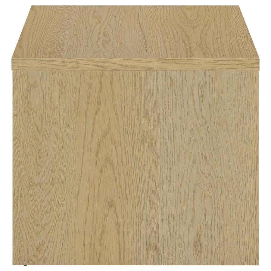 Canoga - Engineered Wood Accent Side End Table - Light Oak