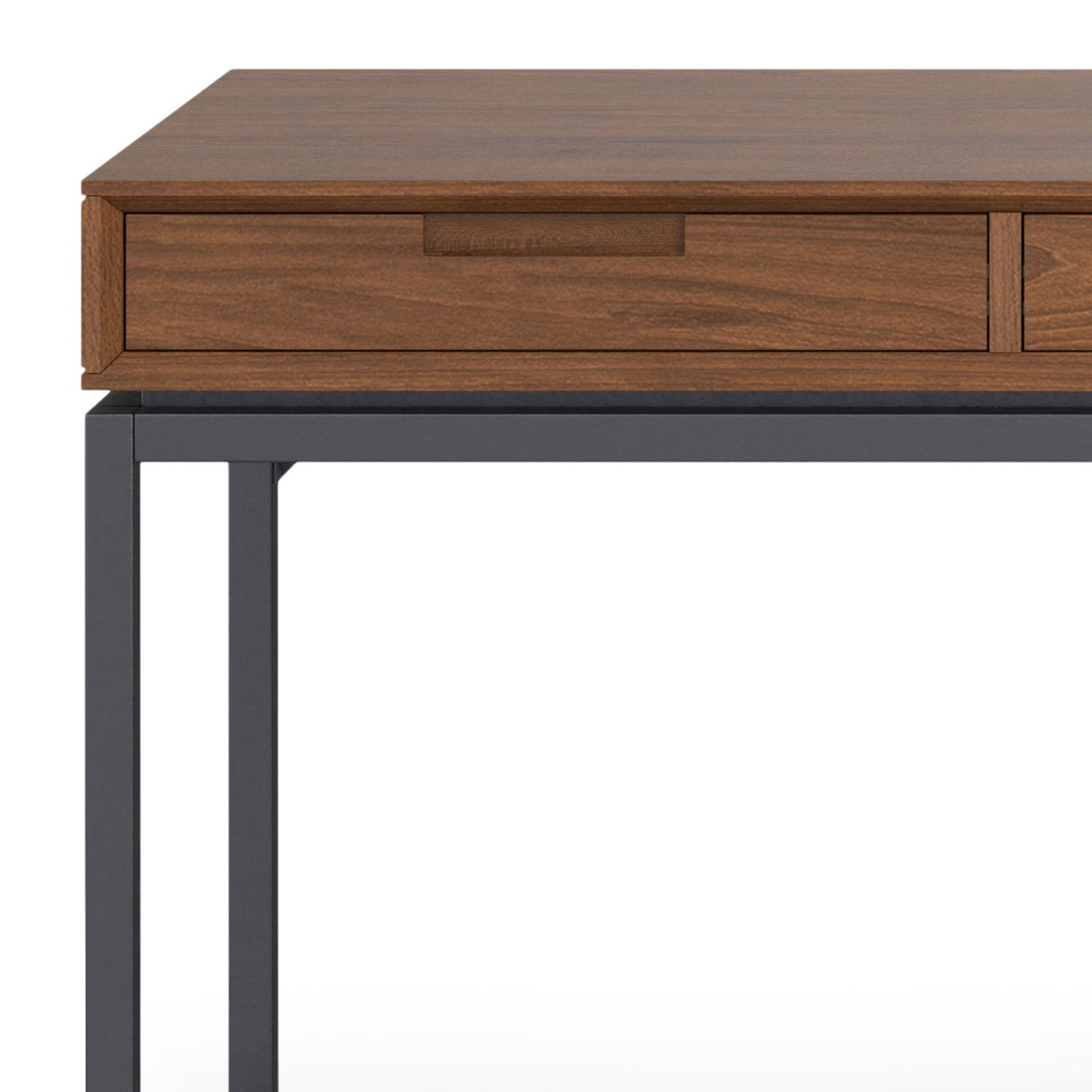 Banting - Mid Century Handcrafted Wide Desk by Simpli-Home | Bel Furniture