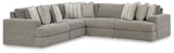 Avaliyah - Sectional Dark Gray 5 Pc. Sectional by Signature Design by Ashley® | Bel Furniture
