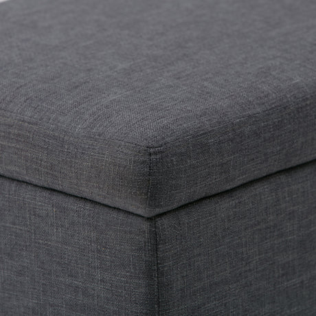 Avalon - Multifunctional Storage Ottoman Bench by Simpli-Home | Bel Furniture