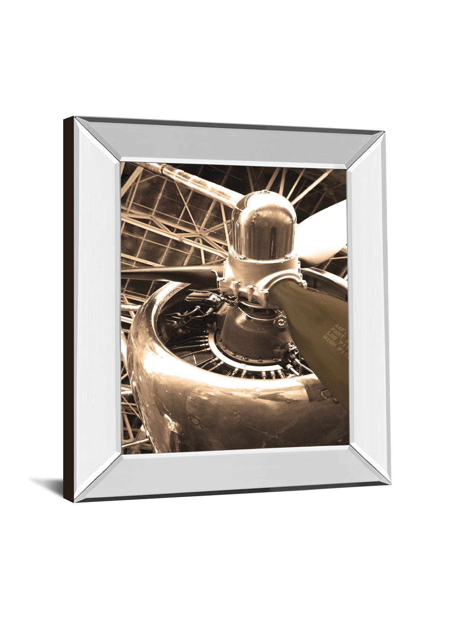 Dc4 Aircraft By Danita Delimont - Mirror Framed Print Wall Art - Gold