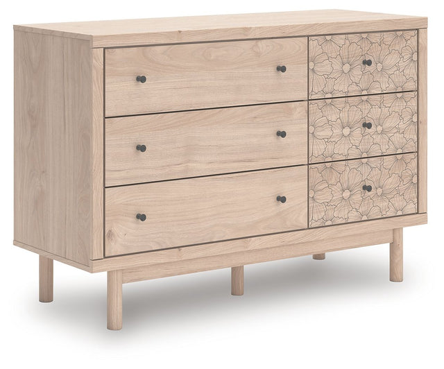 Arloster - Six Drawer Dresser Beige Dressers by Signature Design by Ashley® | Bel Furniture