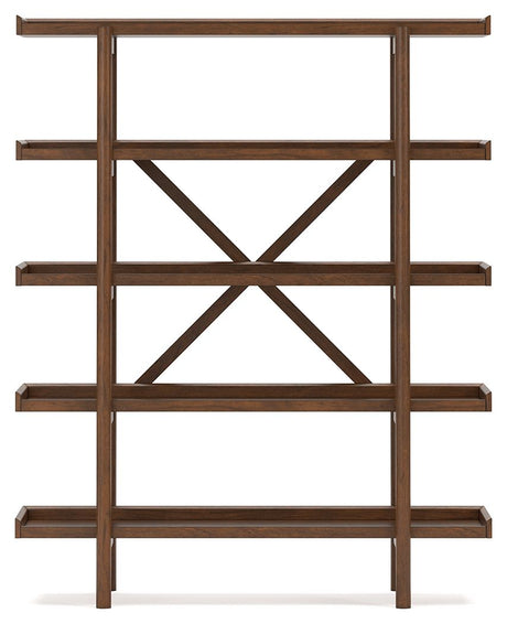 Lyncott - Brown - Bookcase by Signature Design by Ashley® | Bel Furniture