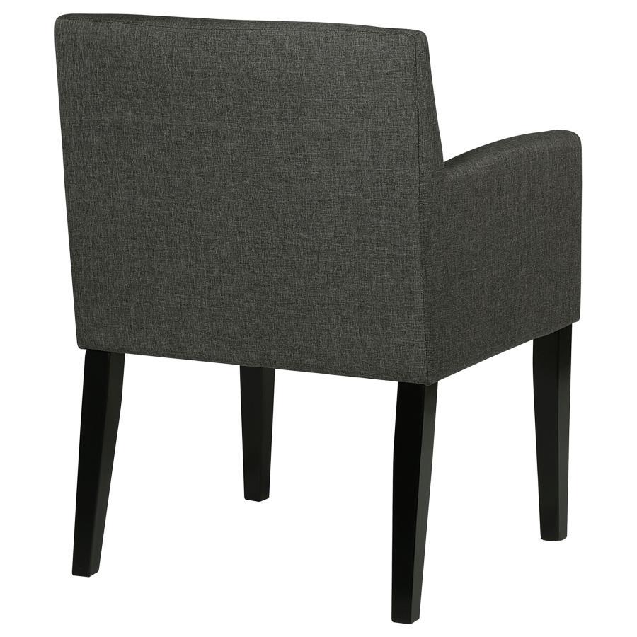 Catherine - Upholstered Dining Arm Chair (Set of 2) - Gray by Coaster Fine Furniture | Bel Furniture