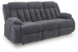 Observation - Steel - Reclining Power Sofa With Drop Down Table by Signature Design by Ashley® | Bel Furniture