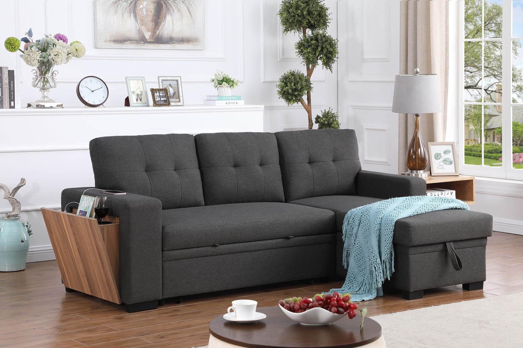 3 Piece Upholstered Sectional