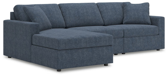 Modmax - Ink - Sectional Blue 3 Pc. Sectional With Laf Corner Chaise by Signature Design by Ashley® | Bel Furniture