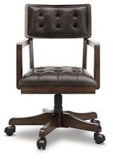 Breckington - Dark Brown - Home Office Desk Chair by Signature Design by Ashley® | Bel Furniture