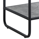 Raziela - End Table - Concrete Gray / Black by Urban Nest | Bel Furniture