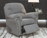 Allmaxx - Pewter - Rocker Recliner by Benchcraft® | Bel Furniture